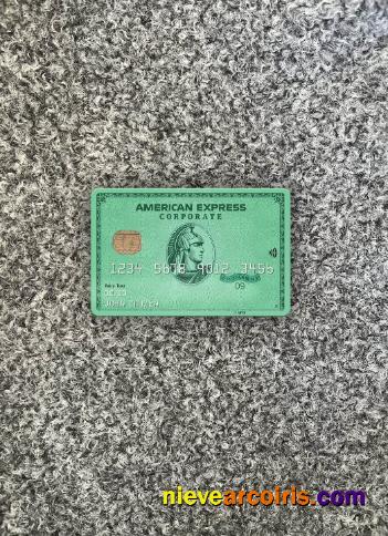 USA Nebraska Five Points Bank AMEX green card photolook